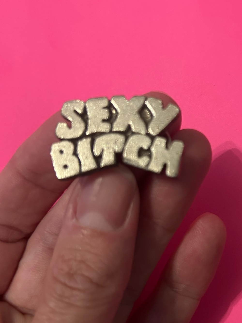 Sexy B!tch Metal Pin